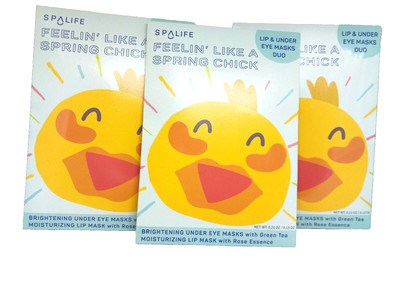3x - Spalife Lip Mask w/Rose Essence & Under Eye Mask w/Green Tea