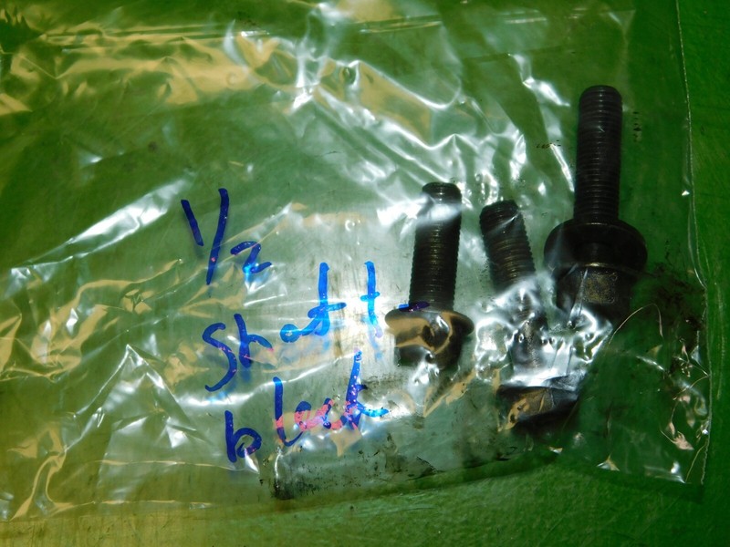 97-01 Prelude OEM H22A engine motor transmission 1/2 shaft axle block bolts SET