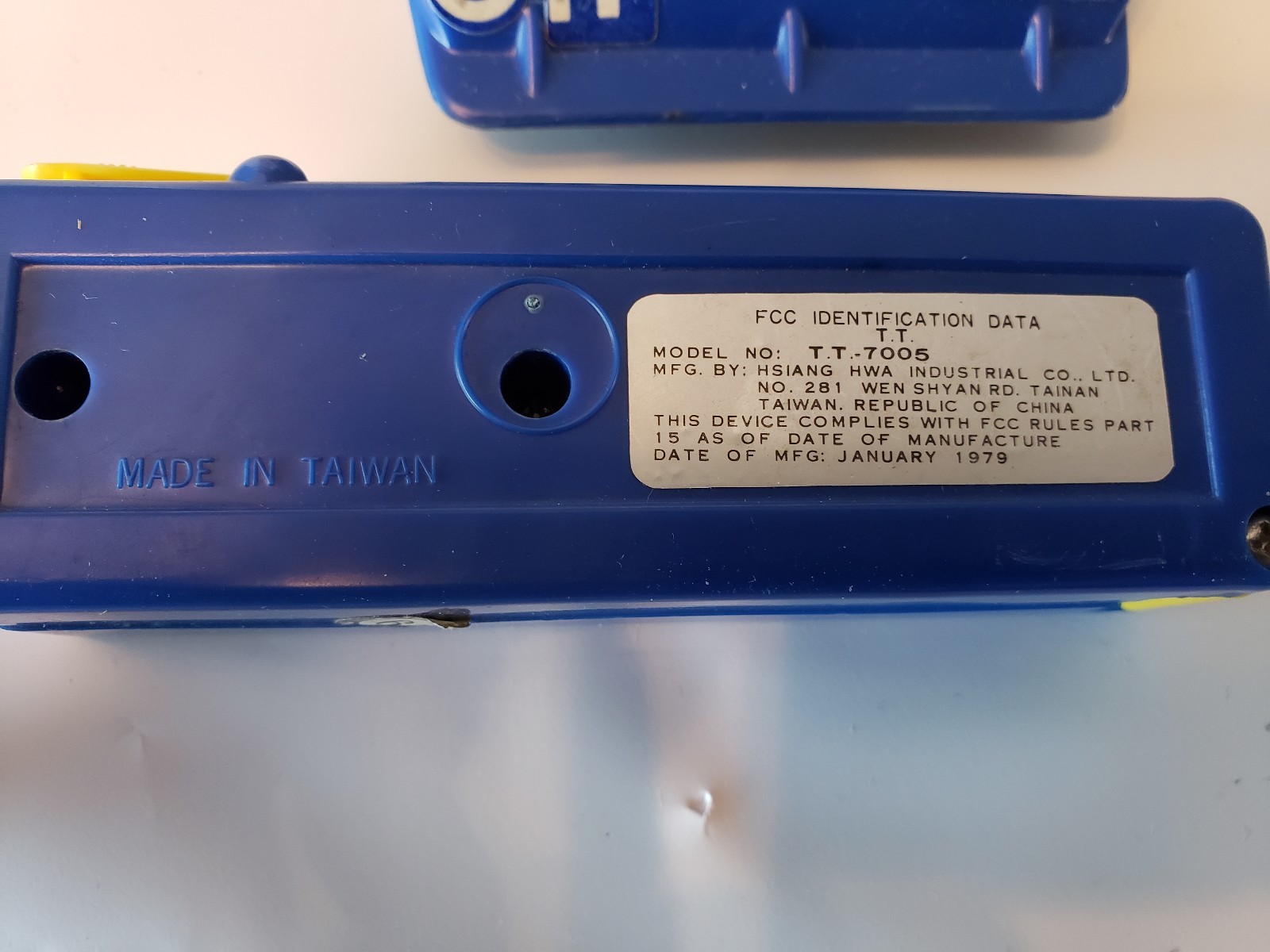 Elf Racer Slot Car Goodyear Made In Taiwan  Built Jan. 1979.  TT-7005 With Box