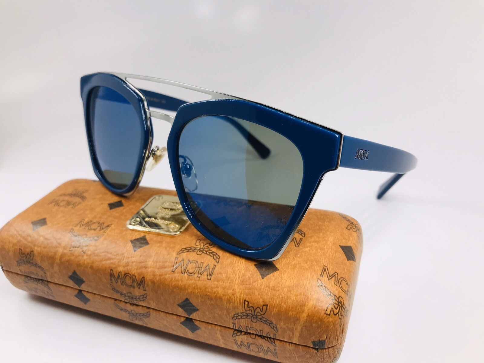 New MCM649S 424 Blue Sunglasses 55mm with Case | eBay display picture 2