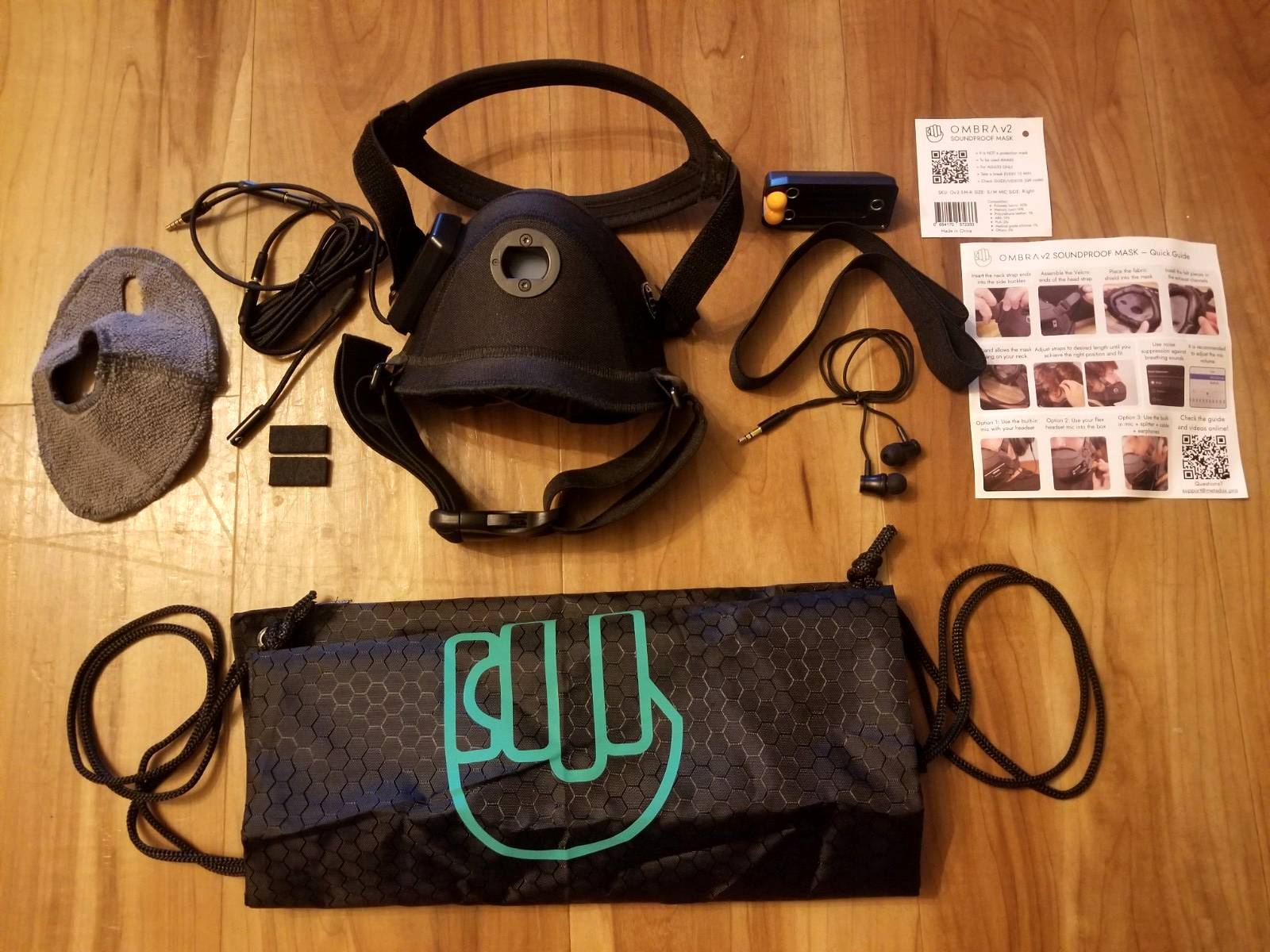 DOX OMBRA v2 サイズS-M OMBRA - Soundproof Mask – METADOX