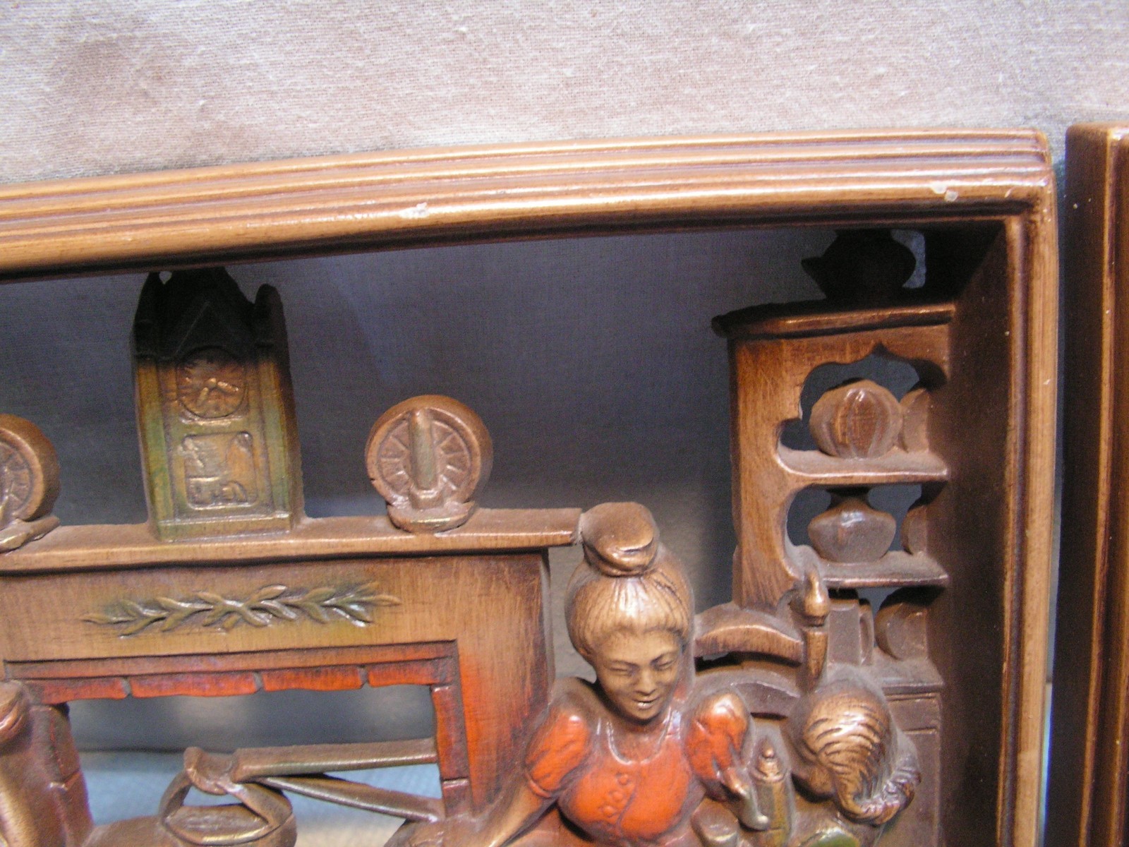 Burwood Wall Plaque “At The Hearth 1749” Colonial Rustic Decor + BONUS Reading