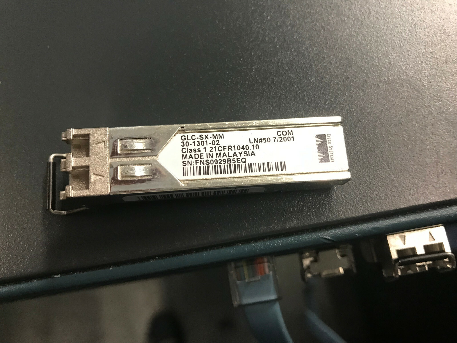 Cisco WS-C4948-S,48-Port L3 Gigabit Switch, Dual PWR-C49-300AC, 4 X GLC-SX-MM