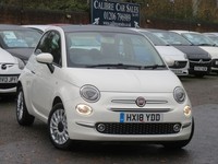 2018 Fiat 500 1.2 Lounge 3dr HATCHBACK Petrol Manual