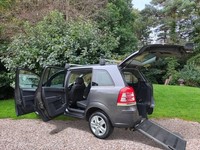 2011 Vauxhall Zafira 1.8i Exclusiv Wheelchair Accessible Vehicle 4 Seater Wheelc