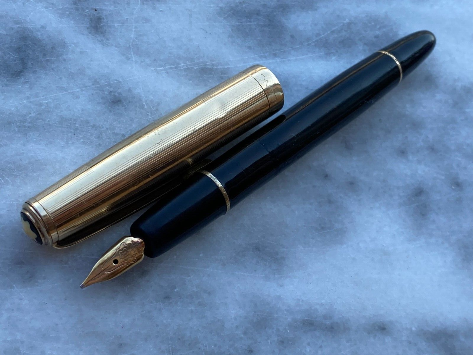 Montblanc Vintage 642 N Fountain Pen Gold Nib 14k 585 Made Montblanc Vintage 642 N Fountain Pen Gold Nib 14k 585 Made