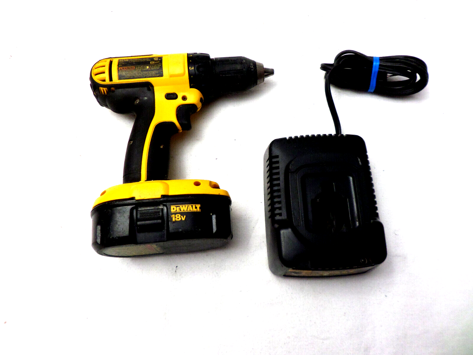 Driver + Battery Dewalt 18v Volt Dc720 Cordless Drill