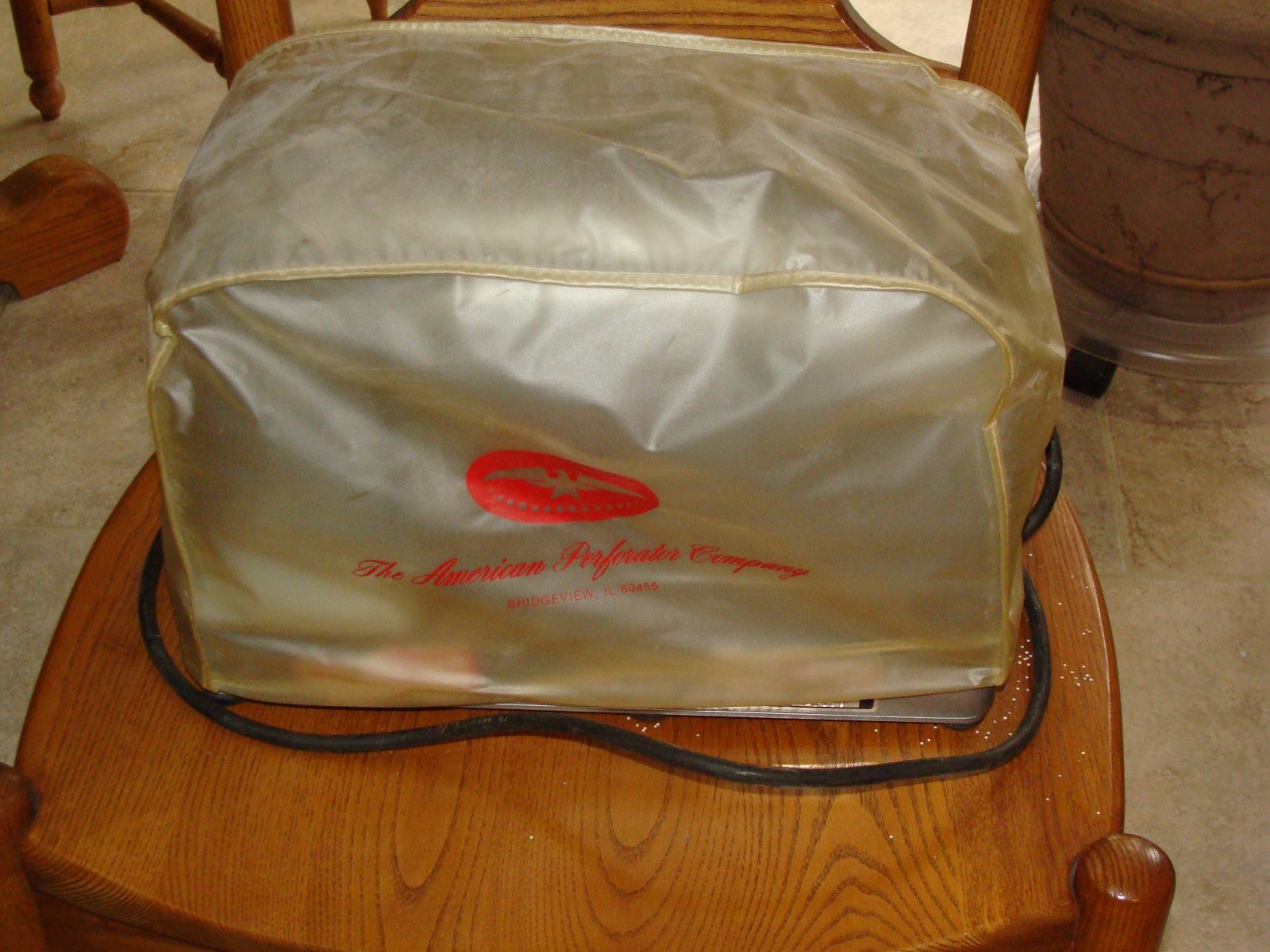 AMERICA PERFORATOR MODEL 400 'PAID' AND DATE CANCEL INVOICES AUTHENTICATE DOCS