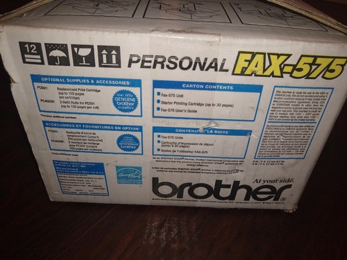Brother Fax-575 Personal Plain Paper Fax Phone and Copier