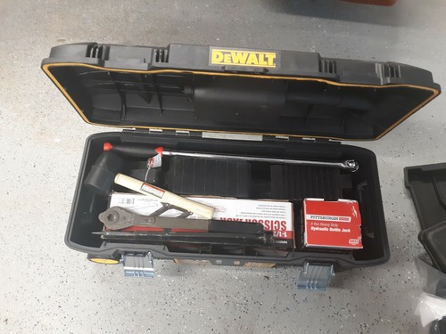DEWALT DWST28100 Tool Box On Wheels, 12-1/2" W X 28-1/2" D X 12" H, Black