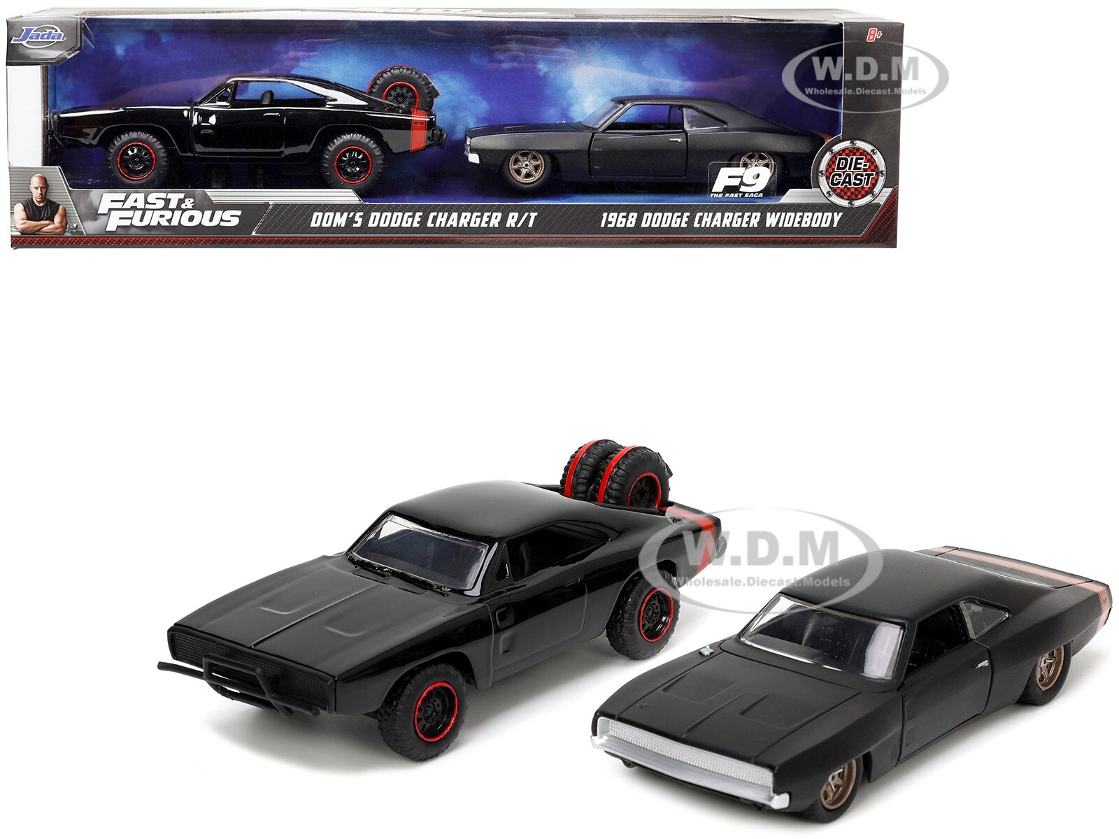 DODGE CHARGER R/T & 1968 WIDEBODY 2 PC SET 