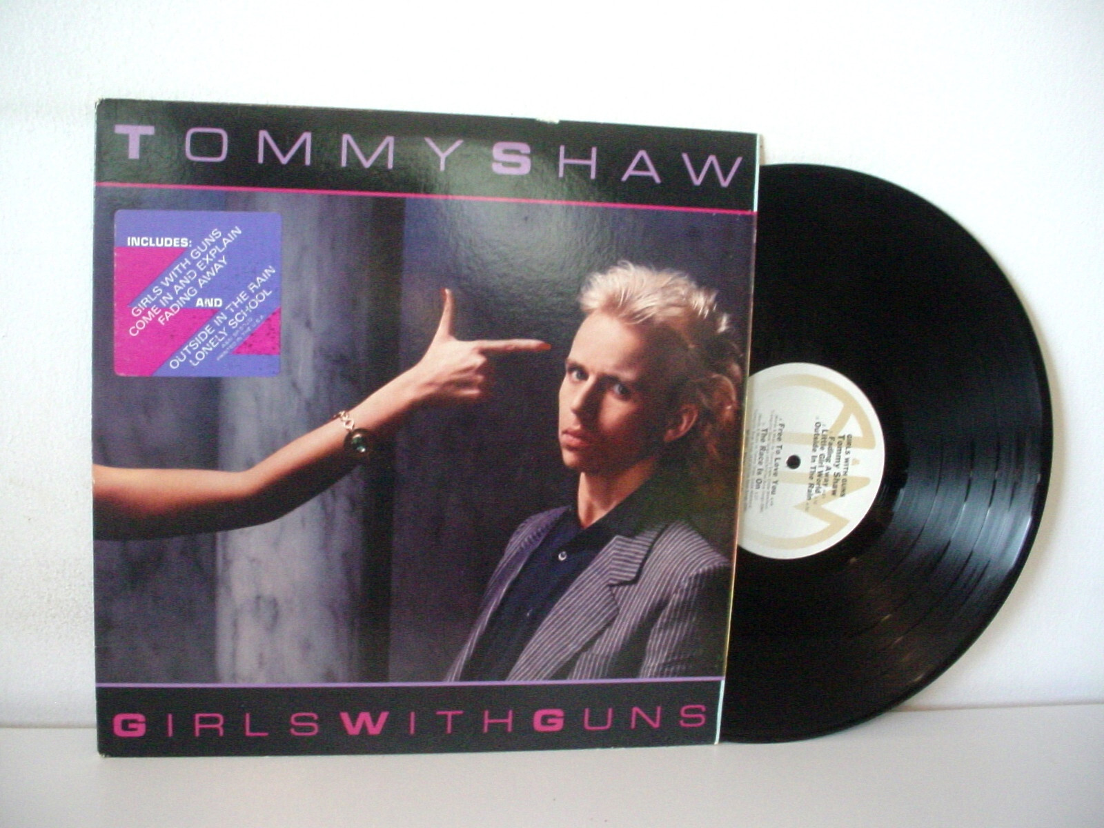 STYX solo TOMMY SHAW Girls With Guns PROMO LP 1984 (A&M SP