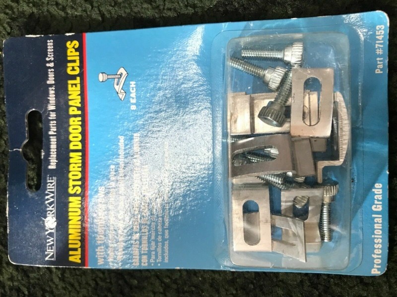 New York Wire 8 Pack Storm Door Clips 71453 11646714534 Ebay