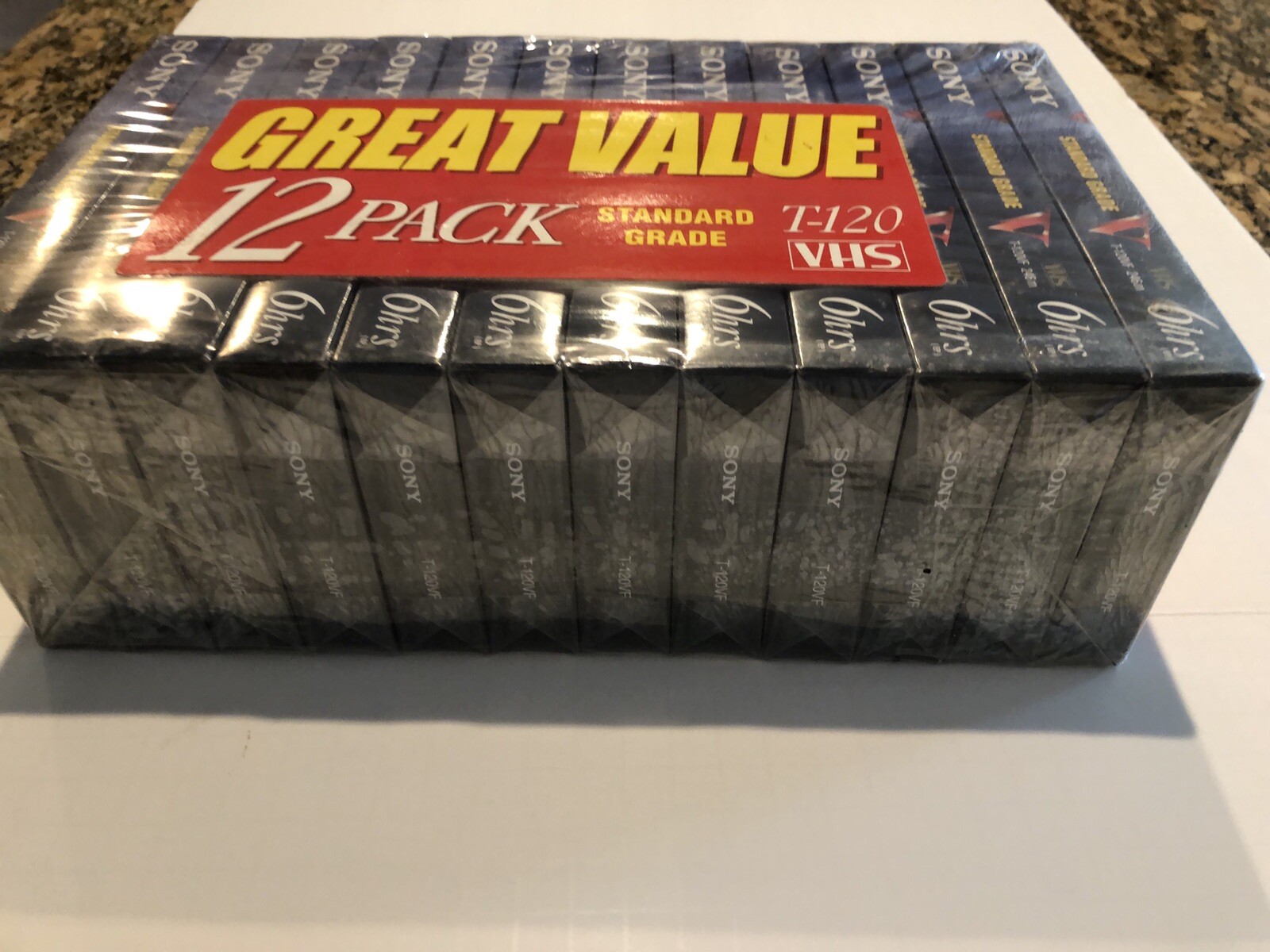 12 Pack T-120 VHS TAPES