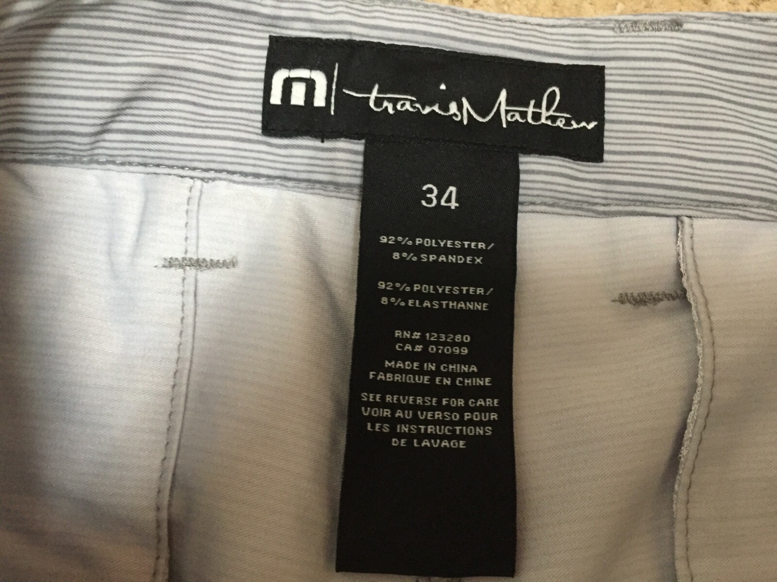 Travis Mathew Men's Keen Shorts - Size 34 - NEW