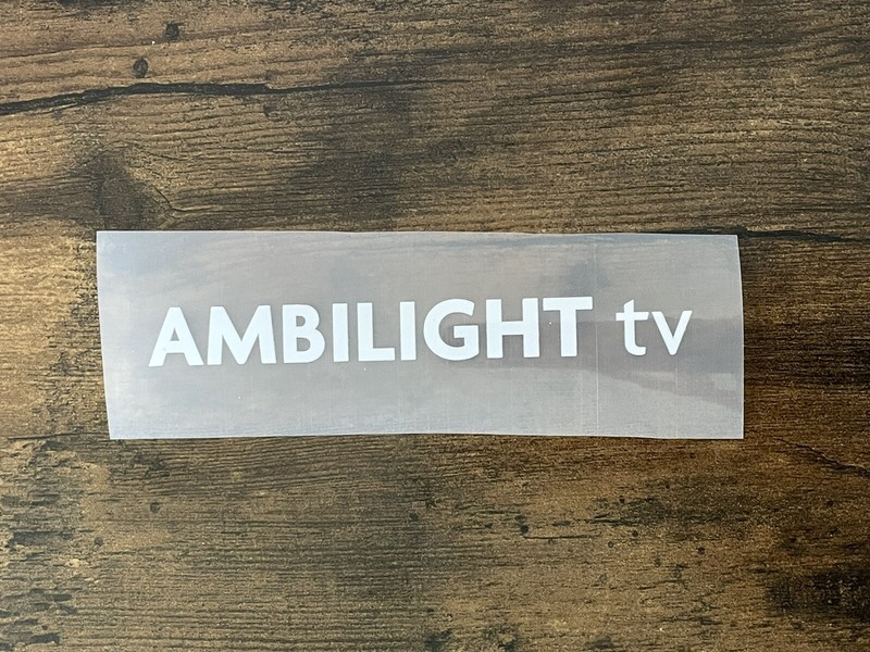 Ambilight tv WHITE DTF Transfer Barcelona HOME KIT LA LIGA