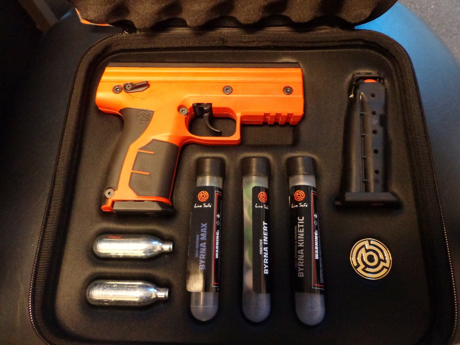 Купить Разное Byrna HD Max Kit /safety Orange /non/lethal Self Defense в интернетмагазине с