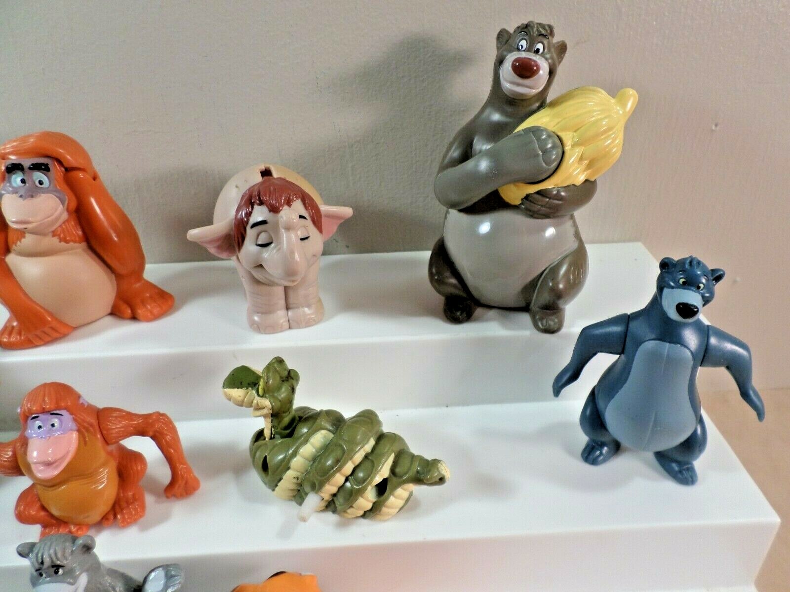 Disney Vintage Jungle Book Toy Lot~Figurines~Hathi~Baloo~Shere Khan~Mowgli~More!