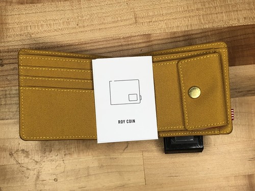 Herchel Roy Coin Wallet Mustard Brand New
