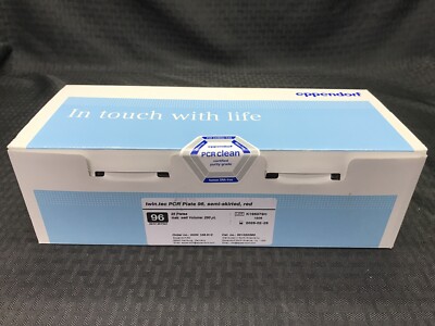 EPPENDORF Twin.Tec 96-Well 250uL Real-Time PCR Plates Semi-Skirted Red 951020389