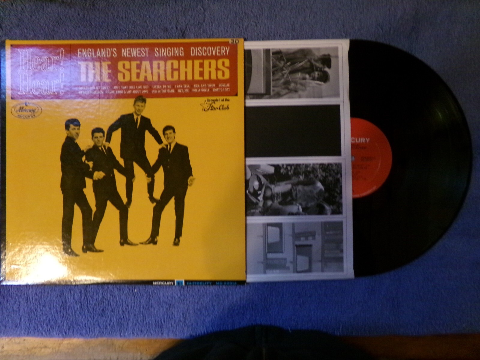 Vinyl Record 33 The Searchers Hear! Hear! Mercury Hi Fi MG