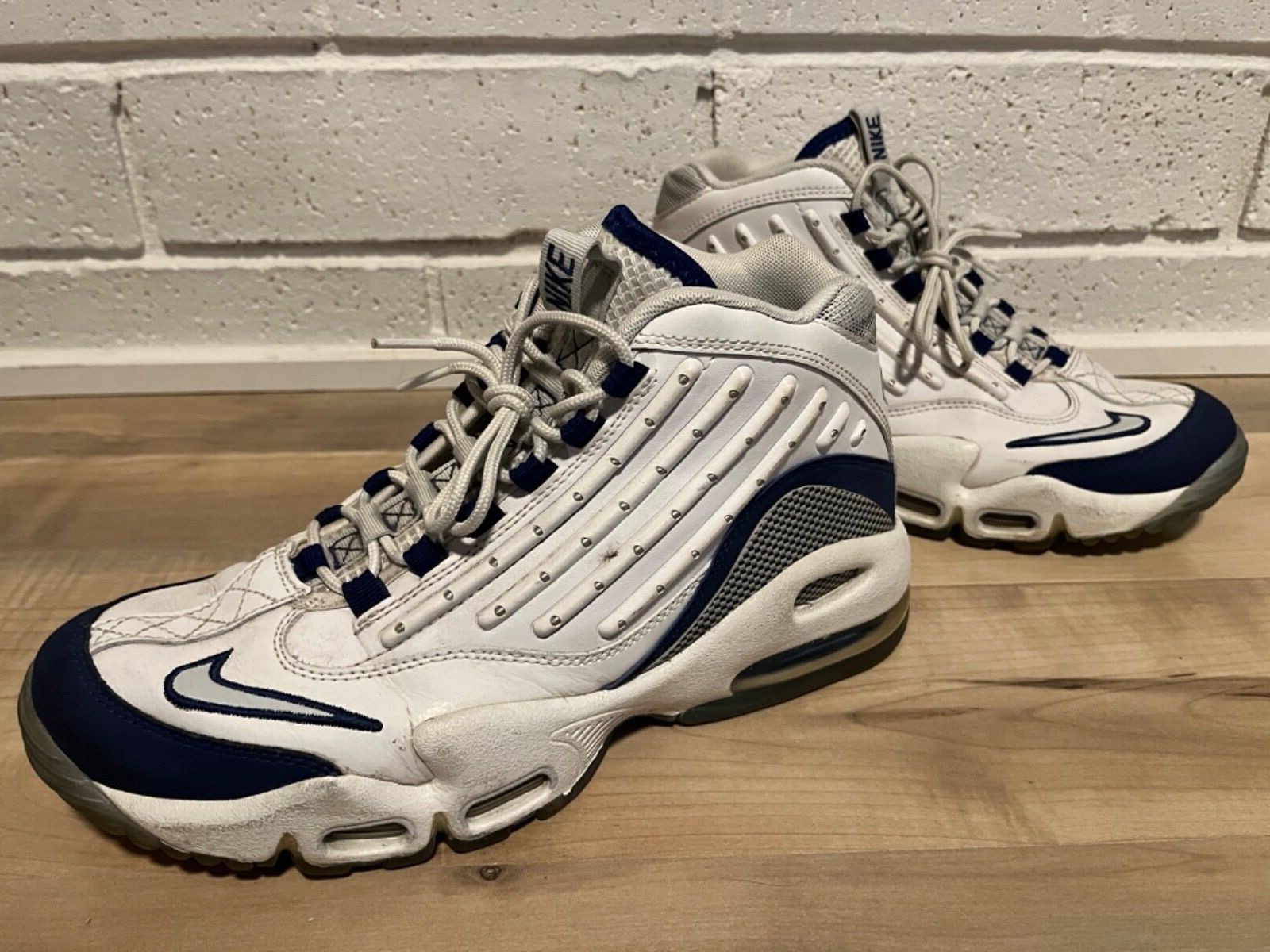 Size 9.5 - Nike Air Griffey Max 2 white/blue excellent | eBay