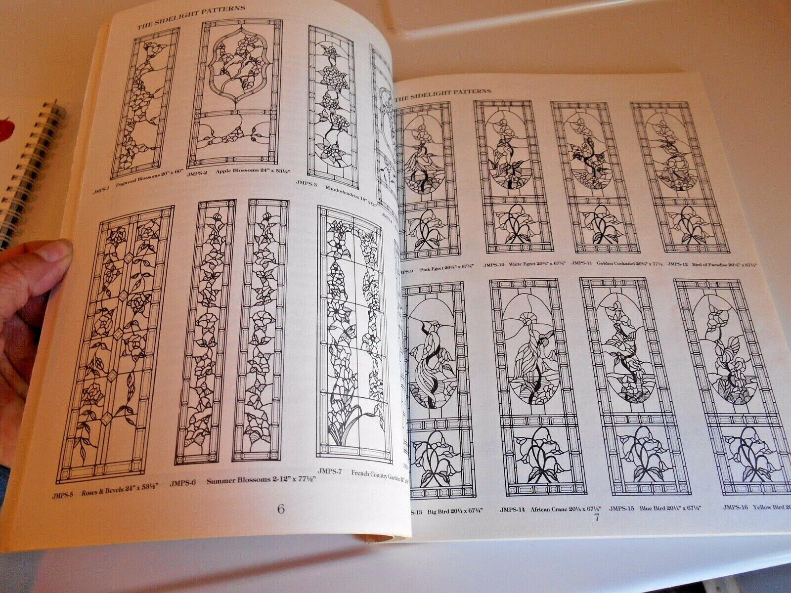 Stained Glass – Sidelights – Judy Miller – SC –16 patterns for large sidelights