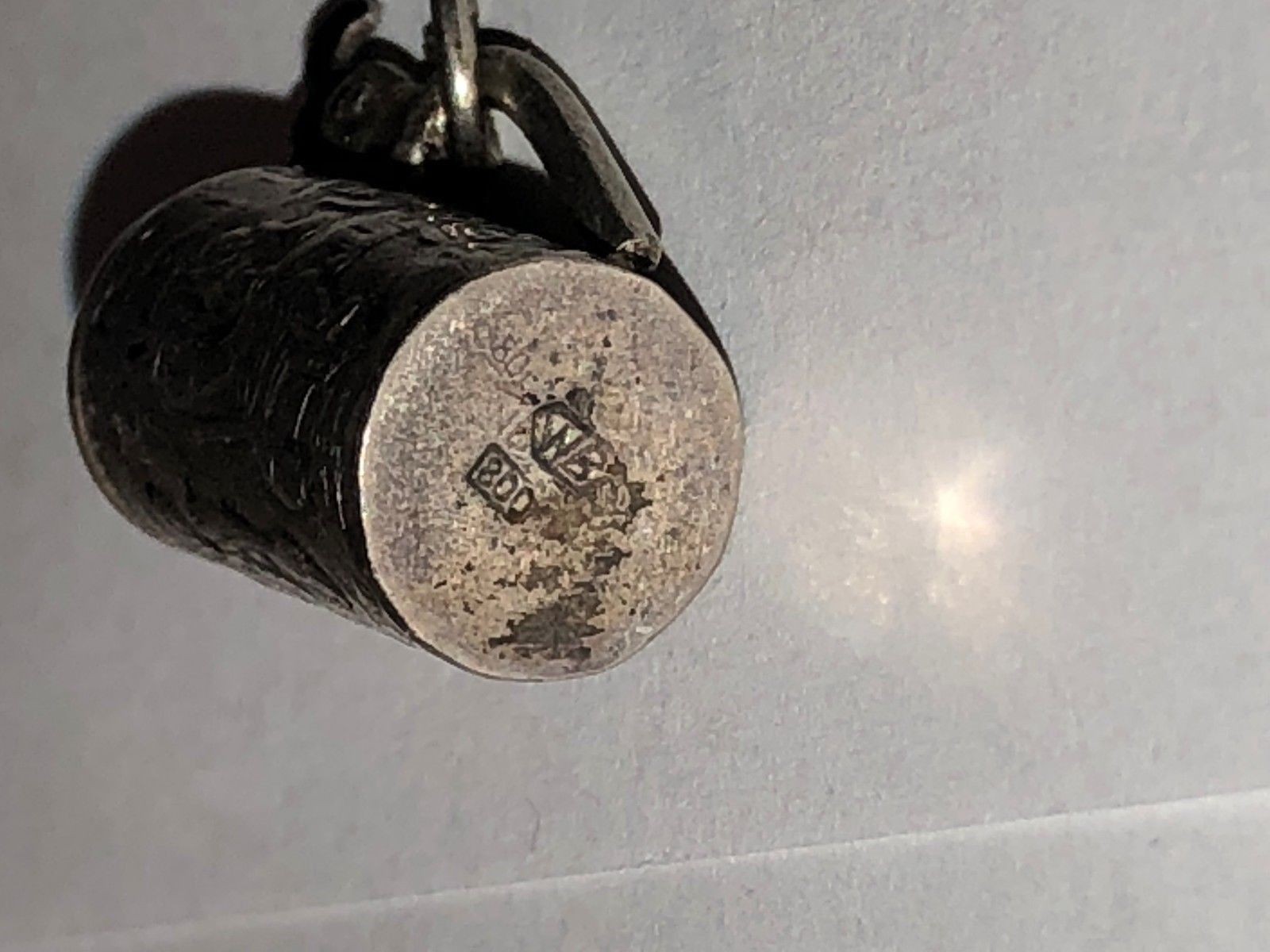 Vintage Stein Charm -- Marked WB 800