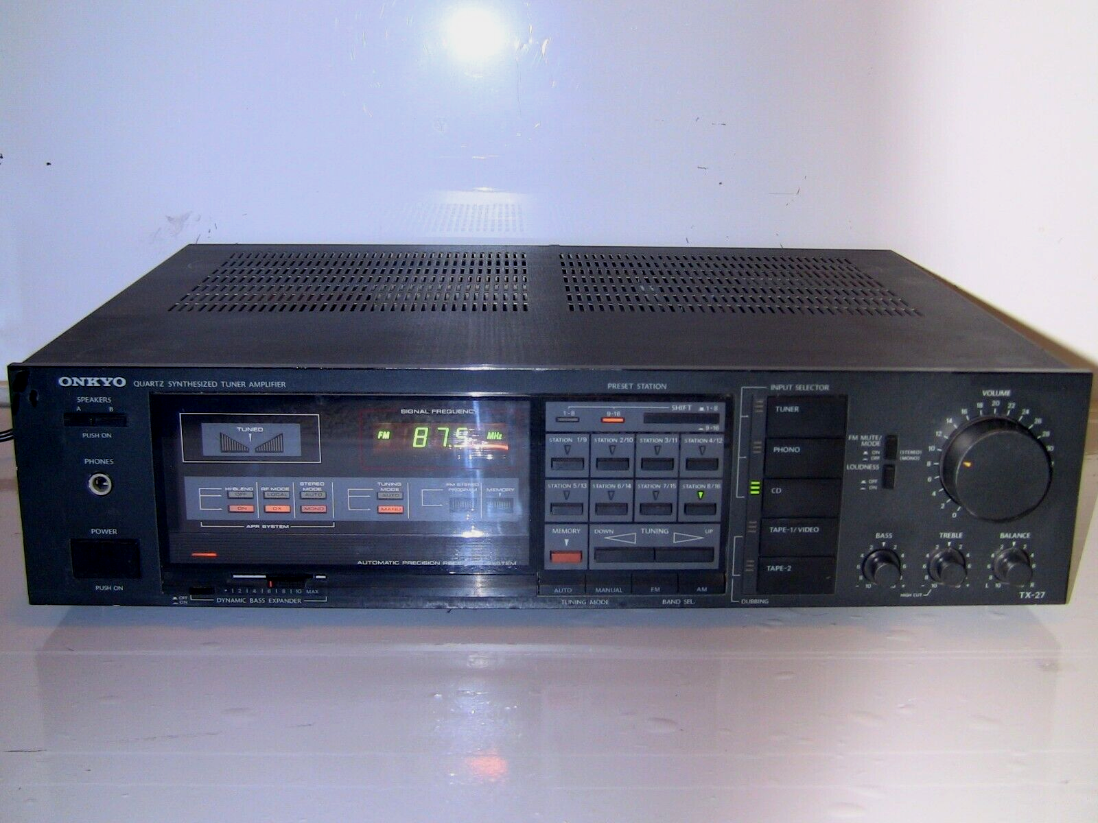Onkyo TX-27 Quartz Synthesized Tuner Receiver Amplifier Onkyo TX-27 Quartz Synthesized Tuner Receiver Amplifier