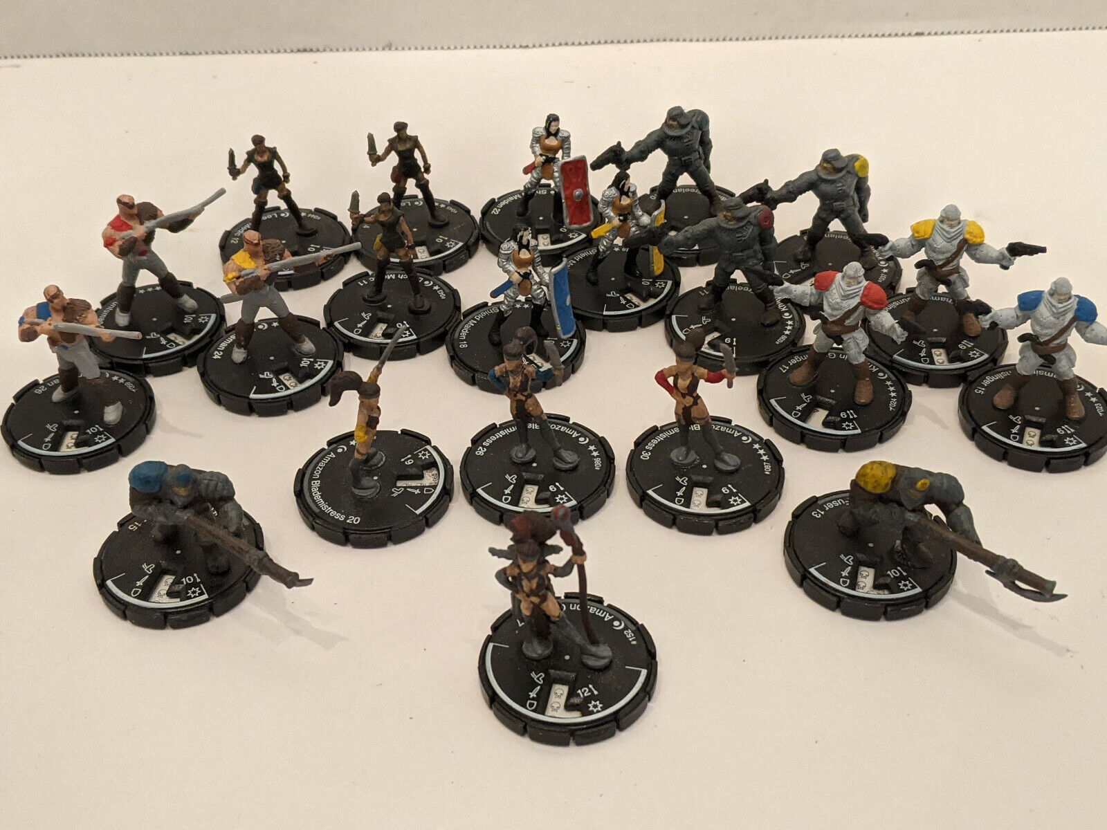 Lot of 21 Mage Knight Black Powder Rebels Miniatures D&D Pathf...