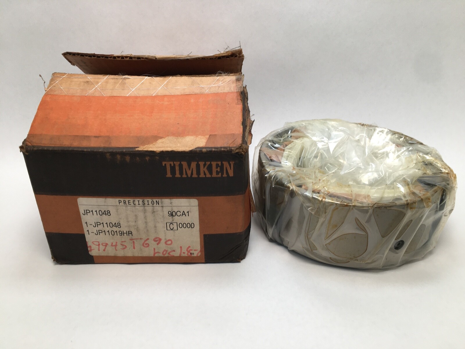 Timken JP11048/JP11019HR Taper Bearing Assembly 110mm ID 170mm OD 90CA1 2 Pcs
