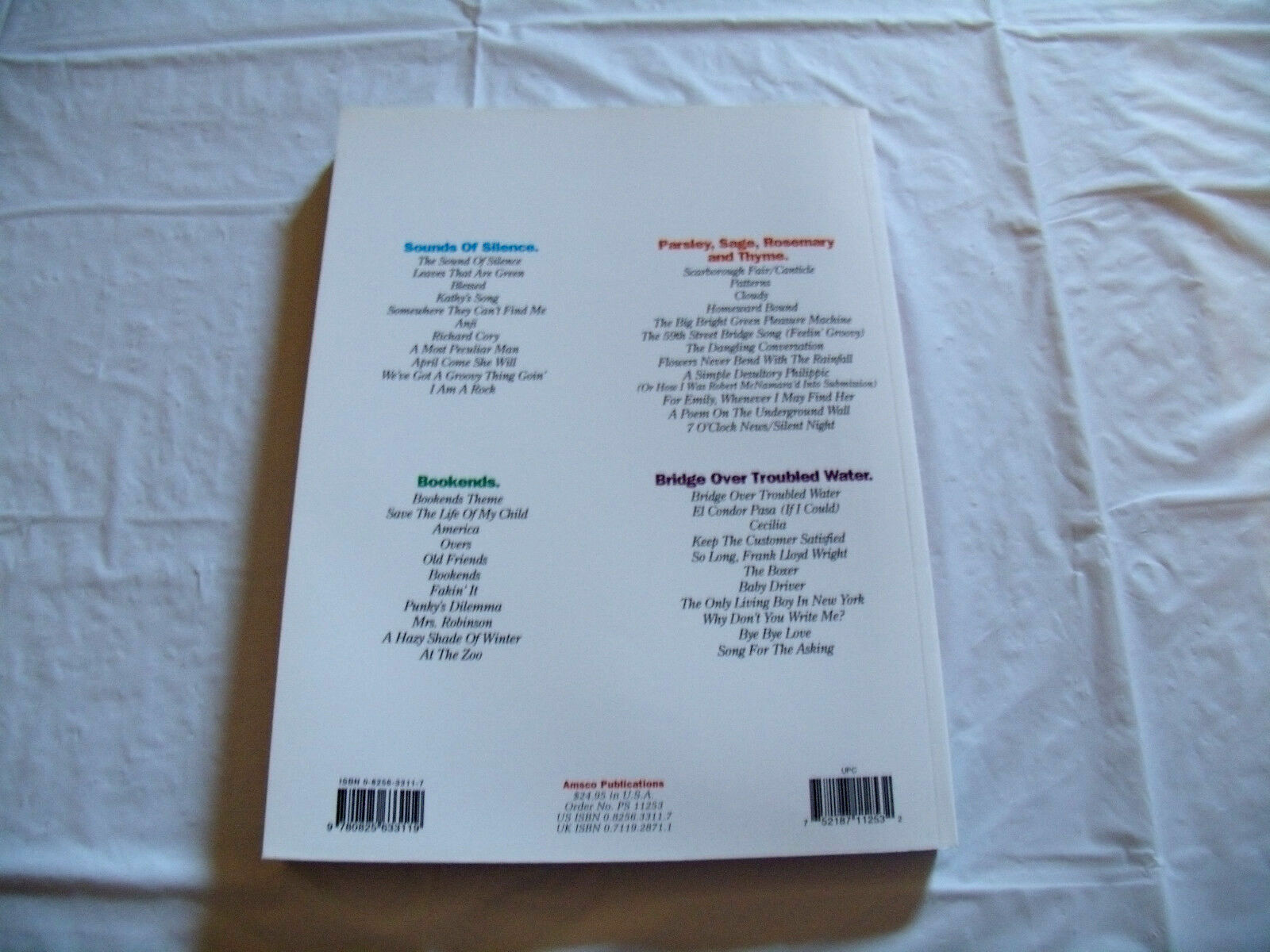 Classic Paul Simon/The Simon & Garfunkel Years Songbook Guitar Chord Boxes