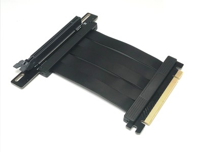 PCIE 4.0 High Speed Shielded PCI-E Express X16 Angled Riser Extension Cable -...