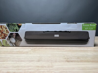 Caloto AP-12X Black Electric Home Automatic Packing Machine Vacuum Sealer