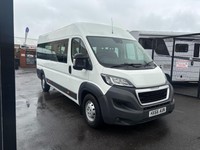 2016 Peugeot Boxer 12 MONTH PSV MOT TACHO 2.0 BlueHDi L4 H2 130ps 17 SEATER MINI