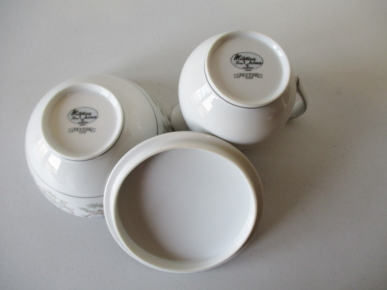 Mikasa Peyton 5509 Creamer & Sugar