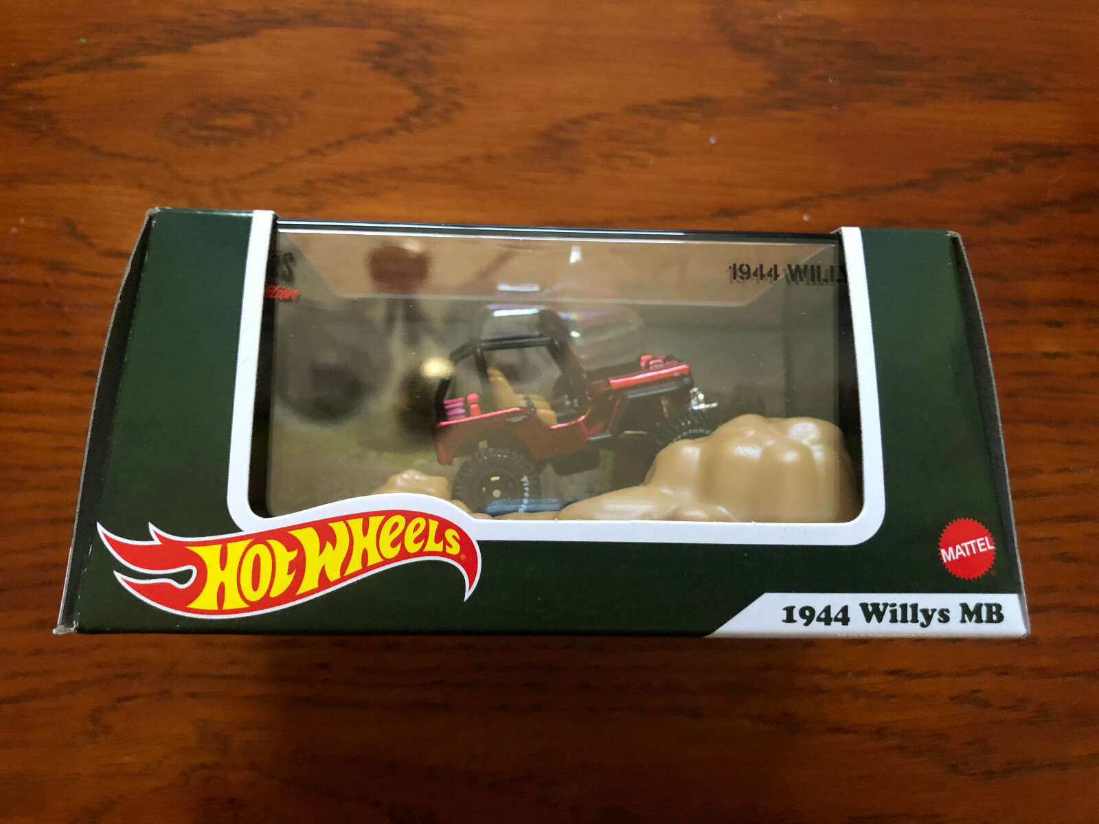 Hot Wheels 2021 RLC 1944 Jeep Willys MB Rock Crawler Red