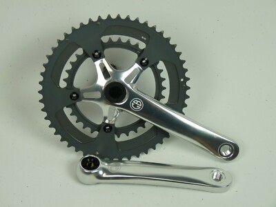 Miche Primato SSC 50 - 34 Compact road Crankset Hollowtech Chrome Silver 170mm