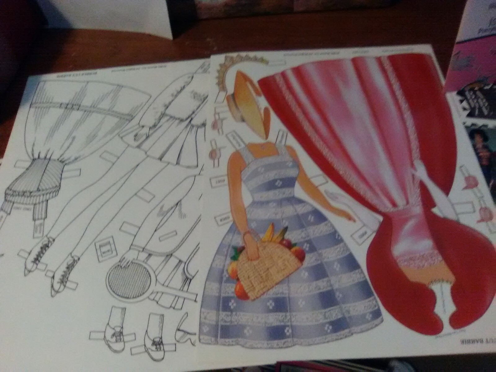 NEW BARBIE PAPER DOLLS ~ 1959 , 1961, 1964 plus Barbie greeting & trading cards