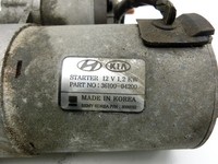 Hyundai I20 Active GB 13-16 1,0i 75KW Anlasser Starter Hyundai I20 Active GB 13-16 13.06.2016 36100-04200 gebraucht Vorschau 5