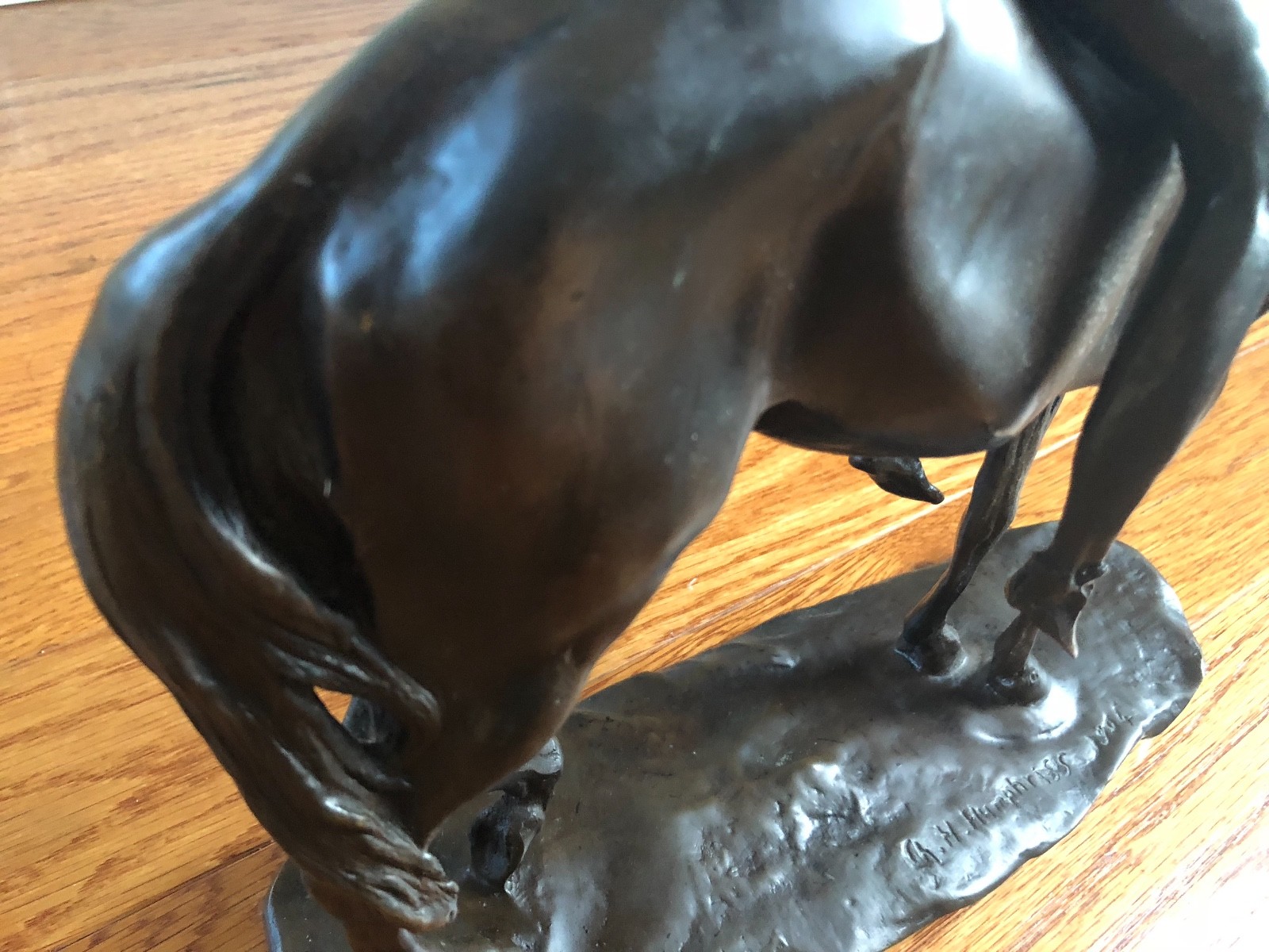 Original CHARLES H HUMPHRISS BRONZE 