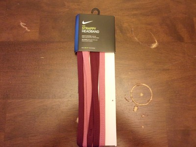 Nike tie top headbands maroon