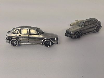 MG Maestro 3D cufflinks classic car pewter effect cufflinks ref133 