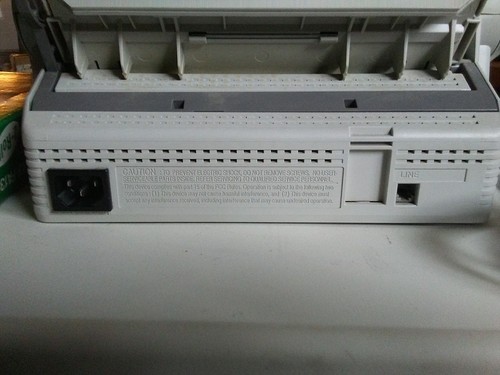 Panasonic KX-FP270 Plain Paper Fax Machine w/extra Roll Ink Film WORKS!