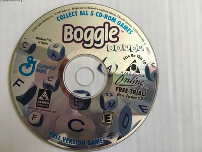 Boggle - General Mills (PC, 1997) - Disc Only!!!