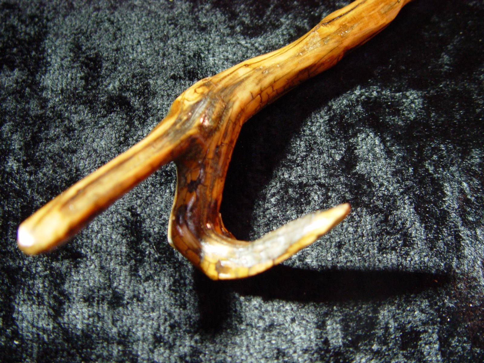 Hand Carved Wood Wand from Native New Hampshire Pine