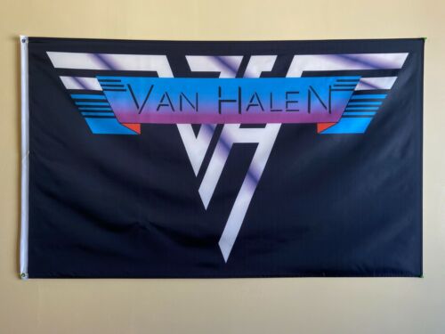 Van Halen 3x5 ft Flag Banner American Rock Band Tapestry Album Wall Poster