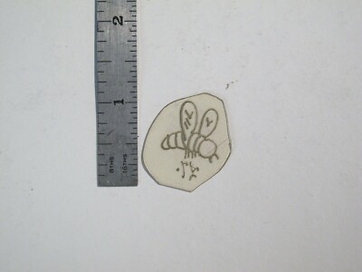 vtg 1960s 70s Tattoo Flash acetate stencil Animals Tiny Bee signed AN2