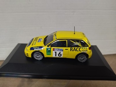SEAT IBIZA 2000 JUNIOR Gr.A RALLY OURENSE SOLA 1:43 ALTAYA IXO BOX NO ORIGINAL