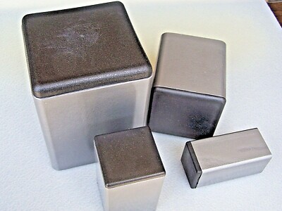 Plastic Insert Plugs the open end of 2'' Square Steel Tube 3/16'' wall thickness